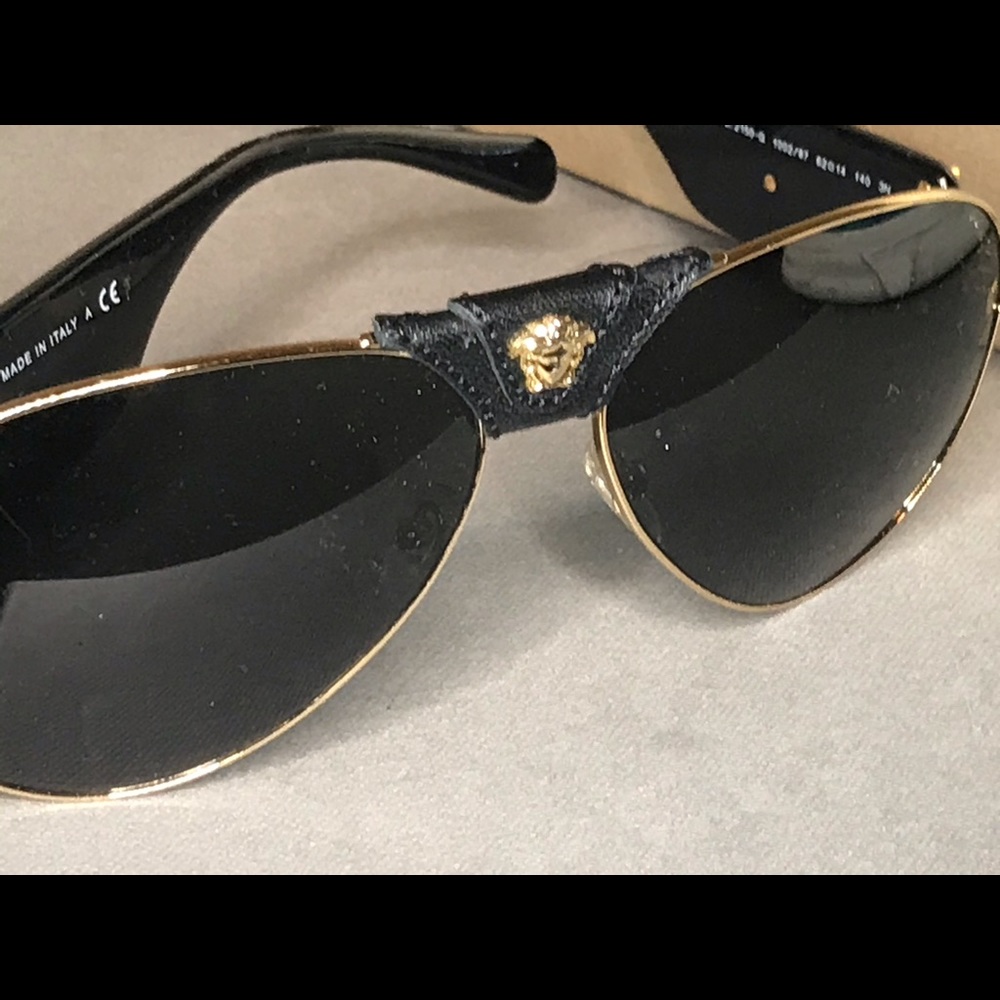 Versace Mod. 2150-Q Gold Women's Sunglasses/VIM138